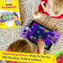Imagem de PlayShifu Interactive Kids Board Games - Tacto Classics (Kit + App)  Jogos de Tabuleiro 4in1 - Damas, Escadas, Ludo, Tic Tac Toe   Noite de Jogos em Família Presentes de aniversário para idades 4+ (Tablet não incluído)