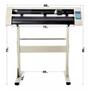 Imagem de Plotter De Recorte 72cm PJK721 Velve + SignMaster Software Laser Contorno