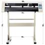Imagem de Plotter de Recorte Profissional 72cm com Mira Laser Software Signmaster GT501- Lorben