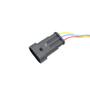 Imagem de Plug 03 Vias Chicote Superseal Macho Terminal 1,6 mm