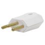 Imagem de Plug 2P+T 10A Macho Branco Pezzi