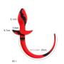 Imagem de Plug Anal Aveludado com Rabinho 29x3,1cm  Gecko Essence Toys