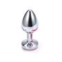 Imagem de Plug Anal Prateado com Joia na Base Mpa1301-m Sex Toy