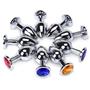 Imagem de Plug Anal Prateado com Joia na Base Mpa1301-m Sex Toy