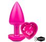 Imagem de Plug Anal Touch Formato Cone Material Atóxico Jóia Pequeno