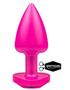 Imagem de Plug Anal Touch Formato Cone Material Atóxico Jóia Pequeno
