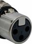 Imagem de Plug Conector Xlr Canon Femea Metal Niquelado Q-283 Csr