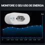 Imagem de Plug de Tomada Inteligente, Zigbee 3.0, Padrão Brasileiro, 16A, Compatível Com Alexa, Google Home, SmartThings, Branco