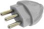 Imagem de Plug Desmontavel 3 Pinos 2p+t 10a/250v Cinza Dn1595