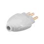 Imagem de Plug Desmontavel 3 Pinos 2p+t 10a/250v Cinza Dn1595 - PC / 12