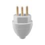 Imagem de Plug Desmontavel 3 Pinos 2p+t 10a/250v Cinza Dn1595 - PC / 12