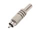 Imagem de Plug Especial RCA Metalico Preto com Mola