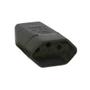 Imagem de Plug femea reto 2p+t 20a preto mec tronic