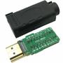 Imagem de Plug Jack Hdmi Fast Click Gold 19 Pinos 1.6Mm Banhado A Ouro