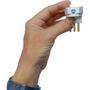 Imagem de Plug Macho 3 Pinos Tomada Gigante 20a com Prensa Cabo Extensão Branco Kit 10 unidades