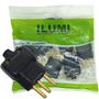 Imagem de Plug Macho com Prensa Cabo 3 pinos de 20a para Extensão Tomada Kit 10 unidades