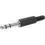 Imagem de Plug P-10 Stereo 6,35Mm Com Protecao Cabo 602 - Kit C/10