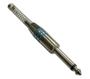 Imagem de Plug p10 mono - prata e azul - com mola