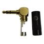 Imagem de PLUG P2 STEREO SANTO ANGELO SAS OP01 90º LINHA OURO - SA - 21