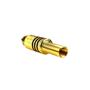 Imagem de Plug RCA EVUS C-072 Macho GOLD com Mola