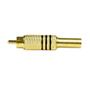 Imagem de Plug RCA EVUS C-072 Macho GOLD com Mola