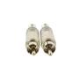 Imagem de Plug RCA EVUS C-073 Metal com Mola Macho