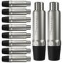 Imagem de Plug Rca Fêmea Nickel Plt Wc 1222 Fl Bk Ni Wireconex 10 Unidades - Pç / 10