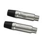 Imagem de Plug Rca Fêmea Nickel Plt Wc 1222 Fl Bk Ni Wireconex 10 Unidades - Pç / 10