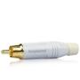 Imagem de Plug Rca Macho Acpr-Wht, Amphenol - Branco