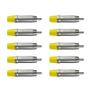 Imagem de Plug Rca Macho Nickel Plt Wc 1212 Ml Yl Ni Amarelo Wireconex 10 Unidades F108