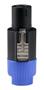 Imagem de Plug Speakon Macho Azul Linha 4 Polos Robusto Com Trava Mxt