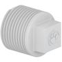 Imagem de Plug Tampão Roscável Rosca Macho Conexão PVC Branco Para Canos Água Fria De 1” Polegada 32mm Tigre