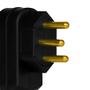Imagem de Plugue Daneva 2P+T 10A Preto Unitária