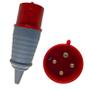 Imagem de Plugue Industrial 32a 3P+T Soprano IP44 380/440V Plug 6h