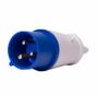 Imagem de Plugue Industrial Decorlux 32a-2p+T,6h,Ip44 Azul 220/240v