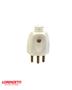 Imagem de Plugue Macho 2P+T Axial PB 10A Lorenzetti