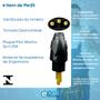 Imagem de Plugue Pino Macho Modelo 2p+t 20A Preto Nbr Com Inmetro