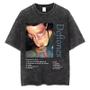 Imagem de plus Size Hip Hop Deftones Vintage Impressão Camiseta De Algodão Unissex Verão Lavado Moda