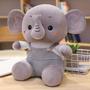 Imagem de Plush Toy Rompers Bebê elefante de pelúcia boneca de simulação de brinquedo 