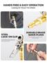Imagem de Pneu Chuck LUMITECO, pacote com 2 unidades NPT de 1/4" com clipe para inflador de pneus
