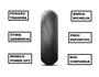 Imagem de Pneu De Moto Michelin Traseiro 654 190/55-17 Power GP2 Ninja ZX-6 R 636
