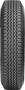 Pneu Diant/Tras Fusca 5.60-15 79P C/C T300 Technic Imagem de Pneu Diant/Tras Fusca 5.60-15 79P C/C T300 Technic