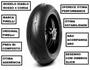 Imagem de Pneu Moto Pirelli Traseiro 180/55-17 TL Diablo Rosso 4 Corsa CB 650 R