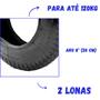 Imagem de Pneu Para Carrinho De Mão 3,25x8 Carriola 120kg Toak 2 Lonas