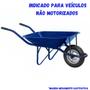 Imagem de Pneu Para Carrinho De Mão 3,25x8 Carriola 120kg Toak 2 Lonas