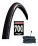 Imagem de Pneu Pirelli Tornado Alfa 700x25 Bike Speed + Camara Kenda Cor Preto