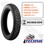 Imagem de Pneu Traseiro 120-90-17 Nx 400 Falcon/ Xtz 150 Crosser/ Xt 600 Teneré/ Nx 350 Sahara/ Bros 125-150-160 T&C Technic 