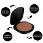 Imagem de Pó Compacto Ruby Rose Obsidian Crystal Powder Pc17 9,6G