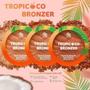 Imagem de Pó Compacto Tropicoco Bronzer e Contorno da Ruby Kisses Cor Banho de Sol Cheirinho de Coco