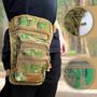 Imagem de Pochete de Perna Bolsa Cartucheira Tática Camuflada Reforçada Motoqueiro Militar Multiuso Bag Trilha Camping Bornal Masculina